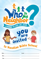 [Who Is My Neighbor? VBS Theme] Invitation Poster (Poster)