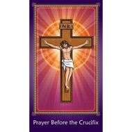 Prayer Card - Prayer Before the Crucifix (card)